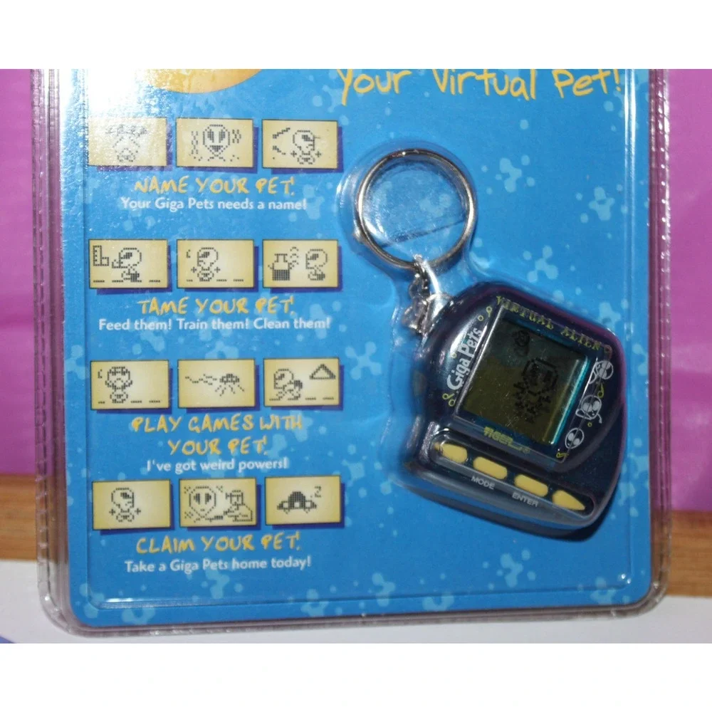 Tiger Electronics Giga Pets Virtual Alien Vintage Interactive Toy 1997 Sealed